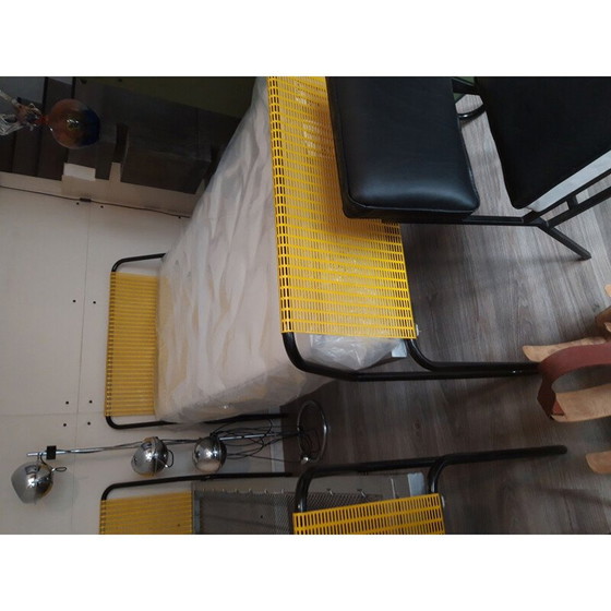 Image 1 of Paar vintage miami metal daybeds von Jacques Hitier, 1950