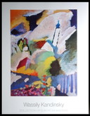 Wassily Kandinsky - Achenbach Kunstedition 1988 - Kirche in Murnau 1910