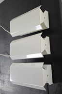 3X Wandleuchte Massiv