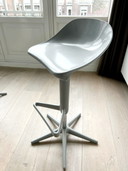 4x Kartell Spoon Barhocker grau