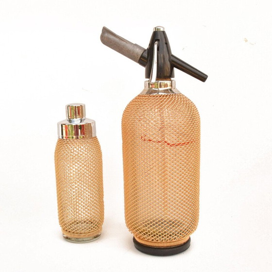 Image 1 of Barkeeperset aus vergoldetem Stahl aus Merkur, Tschechoslowakei 1970