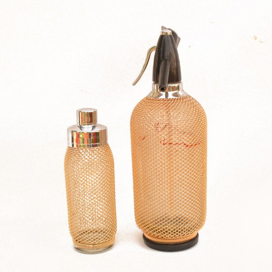 Image 1 of Barkeeperset aus vergoldetem Stahl aus Merkur, Tschechoslowakei 1970