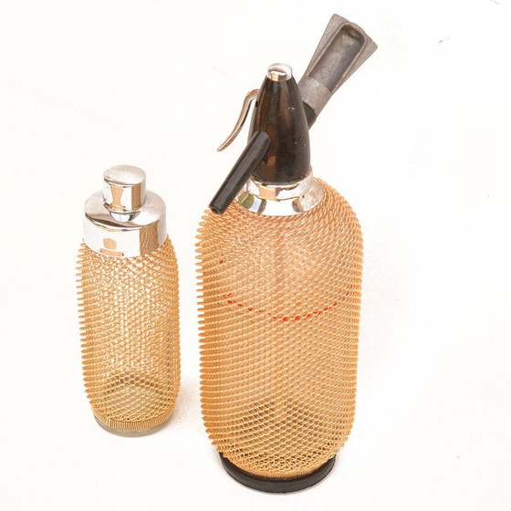 Image 1 of Barkeeperset aus vergoldetem Stahl aus Merkur, Tschechoslowakei 1970