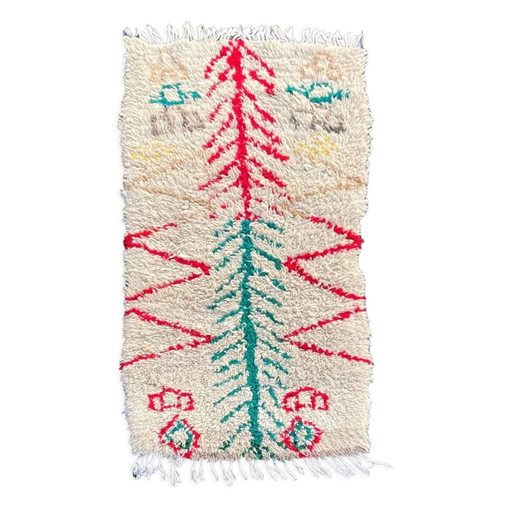 Traditioneller marokkanischer handgefertigter Vintage Teppich