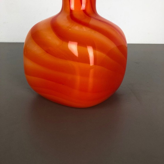 Image 1 of Große Vintage Pop Art Opaline Florence Vase 1970er Jahre