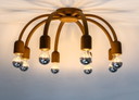 Wall Light with 8 arms by Domus Leuchten, 1960s