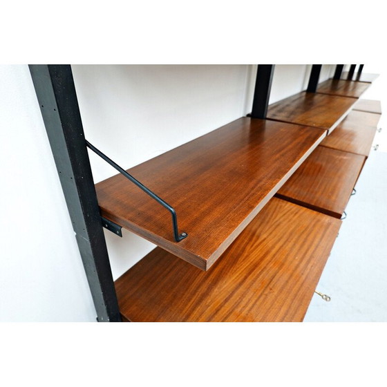 Image 1 of Vintage Teakholz-Wandschrank von Ico Parisi 1960