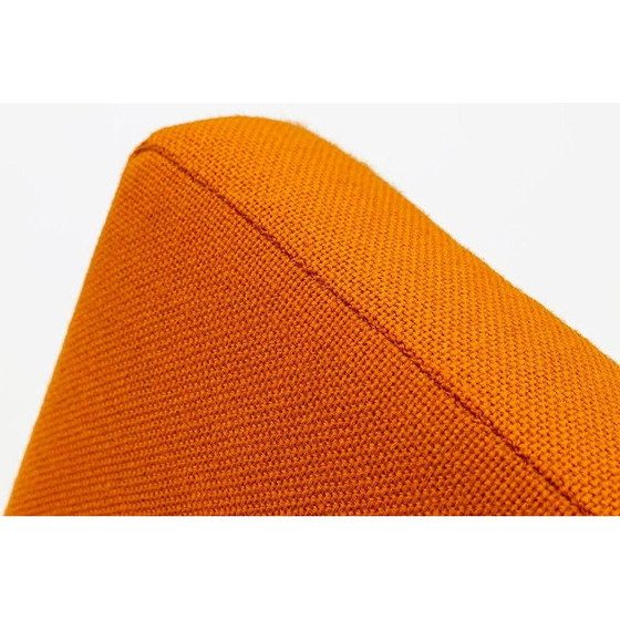 Image 1 of Skandinavischer Vintage-Sessel aus Teakholz und Wolle, 1960er Jahre