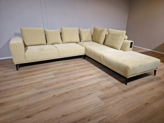 Image 1 of Prominent Trevi Ecksofa Stoff Gelb Design