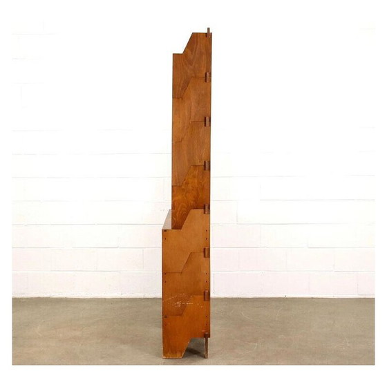 Image 1 of Vintage F54 Bücherregal aus Holz von Renato Forti für McSelvini, 1960er Jahre