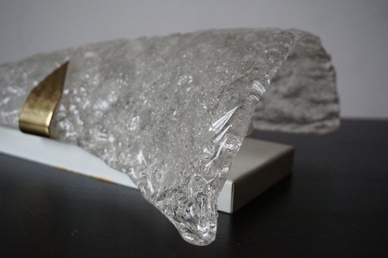 Image 1 of Hillebrand Murano-Eisglas-Wandleuchte von Egon Hillebrand, 1960