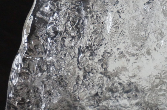 Image 1 of Hillebrand Murano-Eisglas-Wandleuchte von Egon Hillebrand, 1960