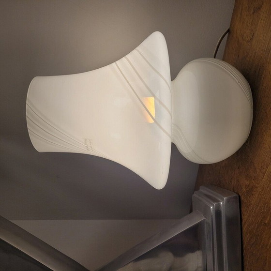 Image 1 of Vintage Tischlampe "Pilz" aus venezianischem Muranoglas, Italien 1970