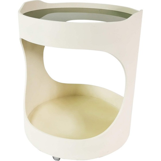 Image 1 of Space Age vintage Beistelltisch von Opal, Deutschland 1970er