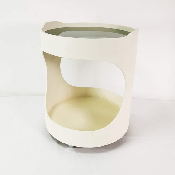 Image 1 of Space Age vintage Beistelltisch von Opal, Deutschland 1970er
