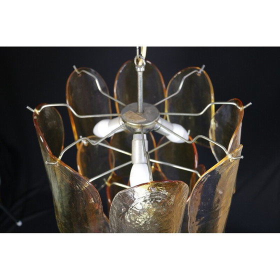 Image 1 of Vintage-Kronleuchter aus Muranoglas, 1970