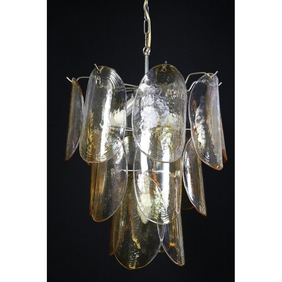 Image 1 of Vintage-Kronleuchter aus Muranoglas, 1970