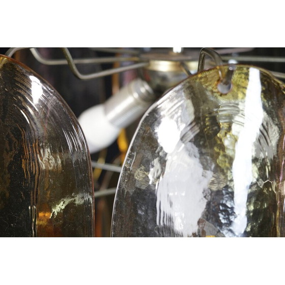 Image 1 of Vintage-Kronleuchter aus Muranoglas, 1970