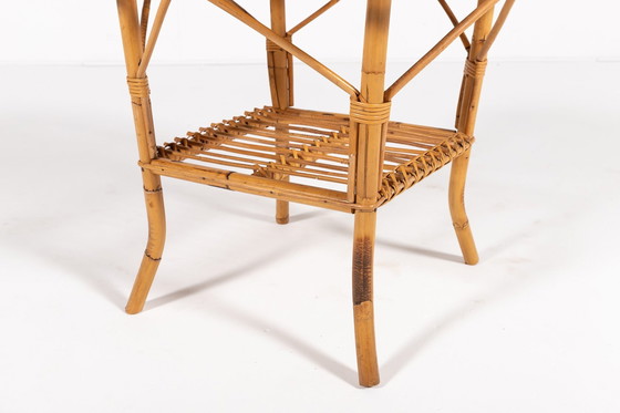 Image 1 of 1970'S Italienisches Design Rattan Innen/Außen Set