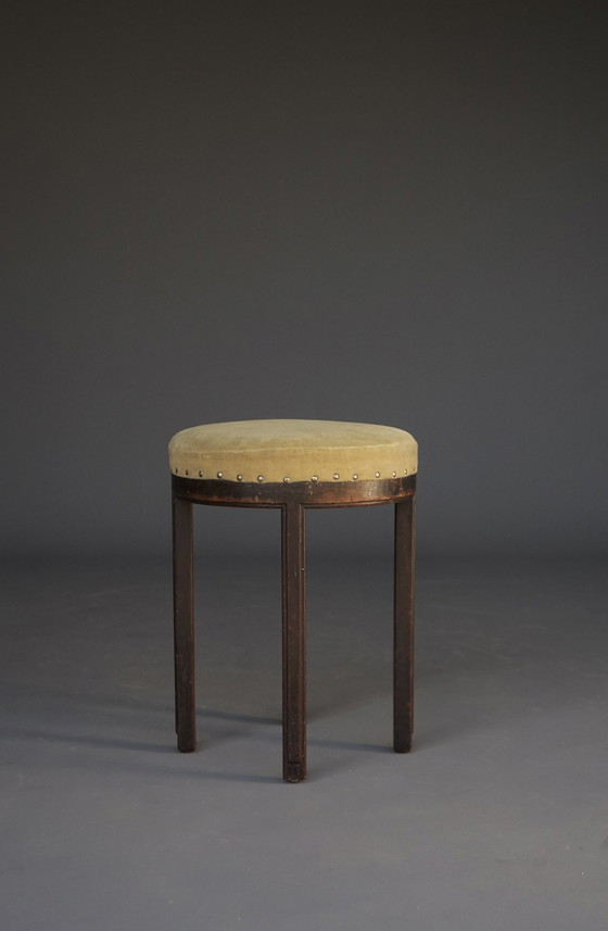 Image 1 of H.Pander & Zonen Modernistischer Hocker. 1930s