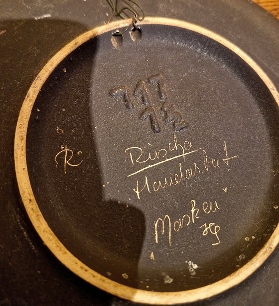 Image 1 of 1 Ruscha Wandtafel "Maske"