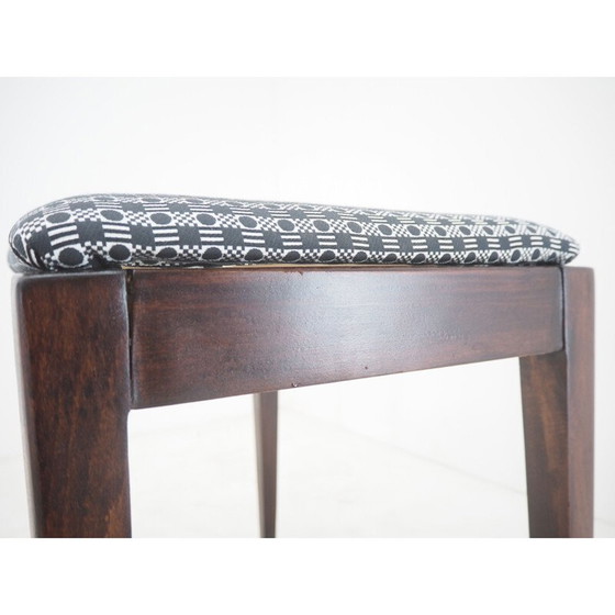 Image 1 of Mid Century Holzhocker, Tschechoslowakei 1960er Jahre