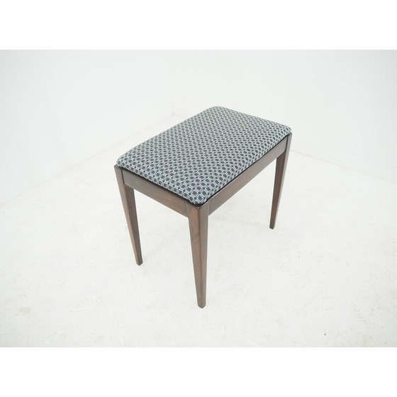 Image 1 of Mid Century Holzhocker, Tschechoslowakei 1960er Jahre
