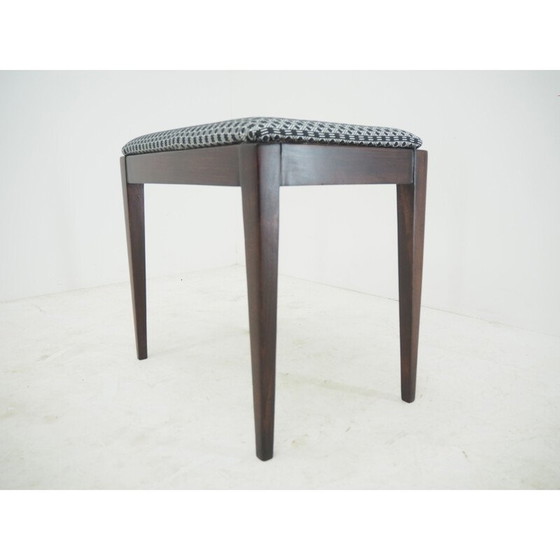 Image 1 of Mid Century Holzhocker, Tschechoslowakei 1960er Jahre
