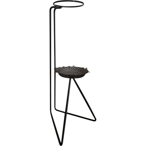 Vintage aschenbecherhalter aus metall von Mathieu Matégot