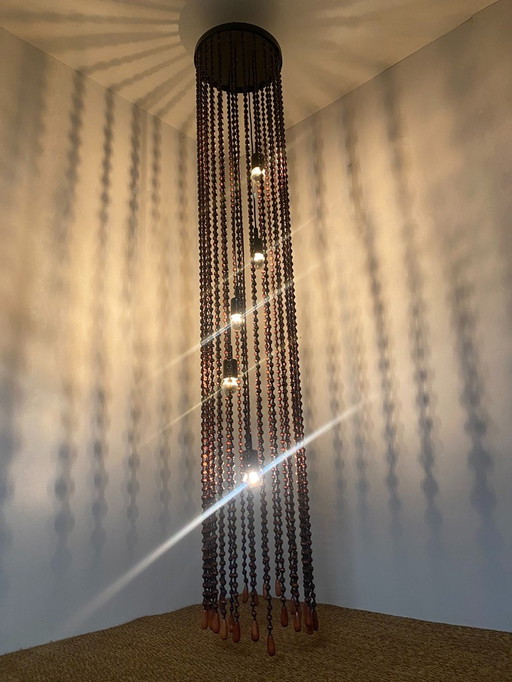 Temde Leuchten Hängelampe aus Perlen