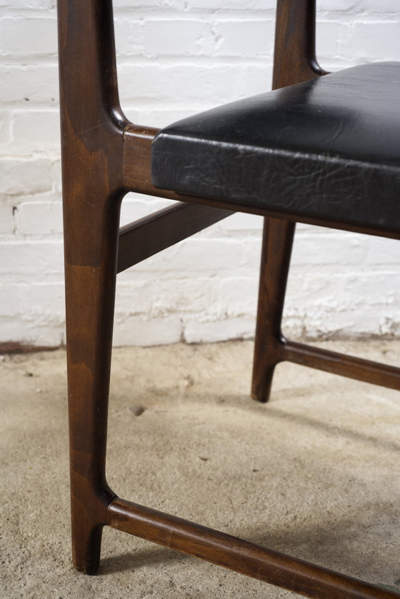 Image 1 of 4 Esszimmerstühle im belgischen Design, 1960er Jahre