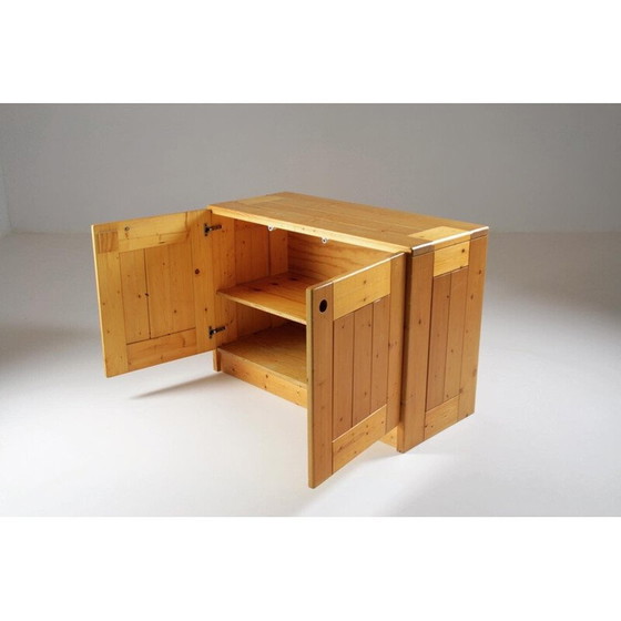 Image 1 of Sideboard aus Kiefernholz, Auswahl von Charlotte Perriand für Les Arcs, Frankreich 1960