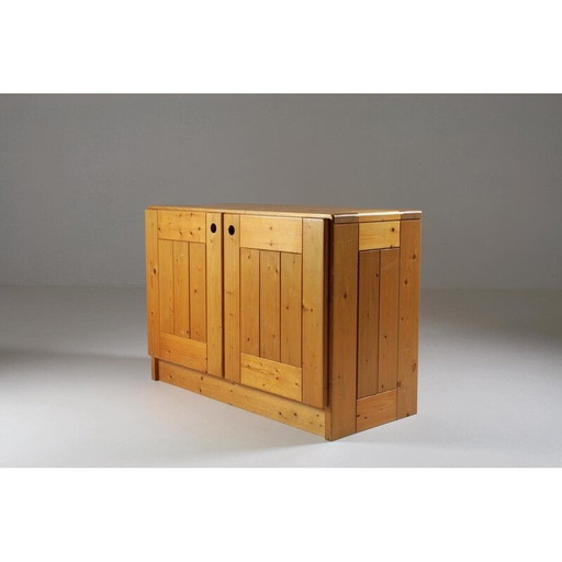 Sideboard aus Kiefernholz, Auswahl von Charlotte Perriand für Les Arcs, Frankreich 1960