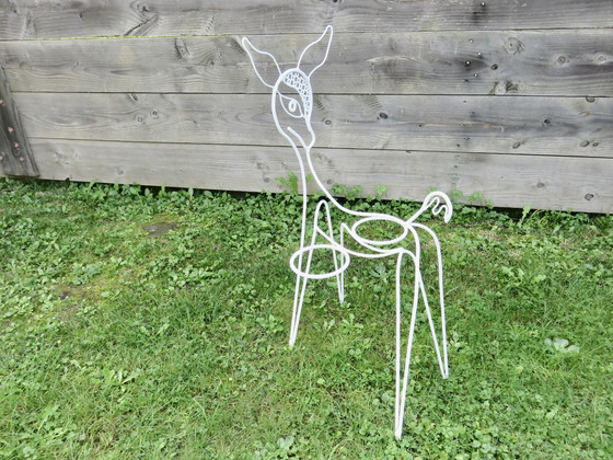 Image 1 of Große Bambi Tür Pflanze, 1950, selten