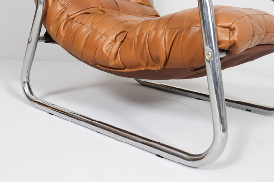 Image 1 of 2x Patchwork Freischwinger Sessel, Deutschland, 1970Er Jahre