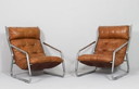 2x Patchwork Freischwinger Sessel, Deutschland, 1970Er Jahre