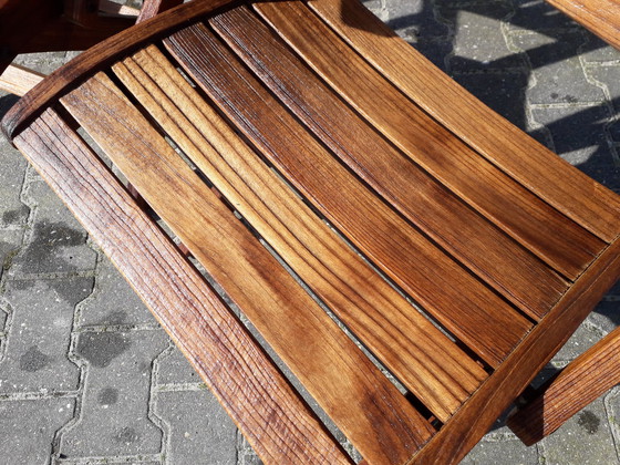 Image 1 of 2 Teak and Garden Ocean Klappstühle mit Armlehnen