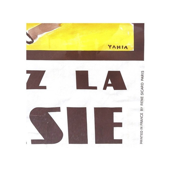 Image 1 of Lithografisches Plakat "Besuchen Sie Tunesien - Yahia".