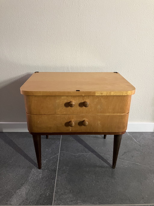 Vintage Nachttisch oder Sideboard Holz 50er/60er Jahre