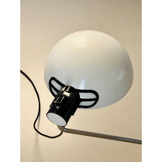 Image 1 of Vintage Tischlampe aus schwarz lackiertem Metall "Libellula" von Emilio Fabio Simion für Harvey Guzzini, Italien 1970