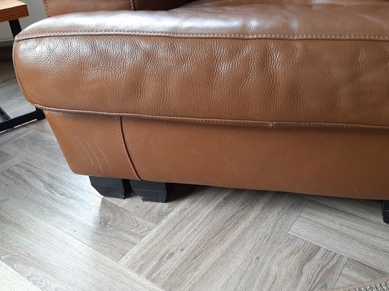 Image 1 of 3x Leder Cherbourg Tanipico Pallisander Sessel/Sofa