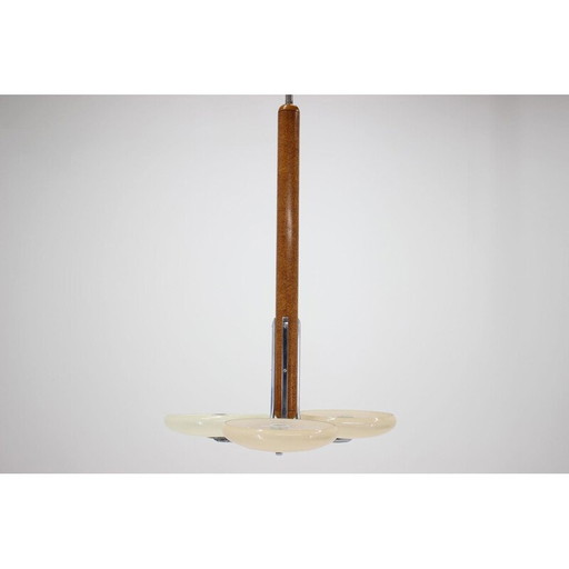 Klassischer Bauhaus-Kronleuchter von Jindrich Halabala für UP zavody, Tschechoslowakei 1930
