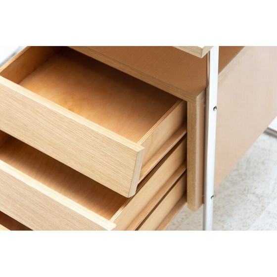 Image 1 of Tschechoslowakischer Vintage-Schreibtisch aus Chrom und Formica, 1950