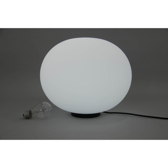 Image 1 of Mid Century Glastischlampe, Italien 1980er