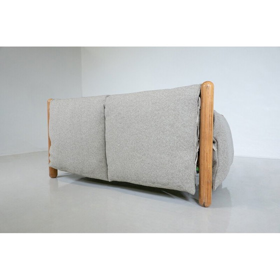 Image 1 of 2-Sitzer-Sofa Gambadilegno von Enzo Mari für Driade, Italien 1974