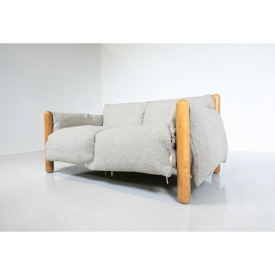 Image 1 of 2-Sitzer-Sofa Gambadilegno von Enzo Mari für Driade, Italien 1974