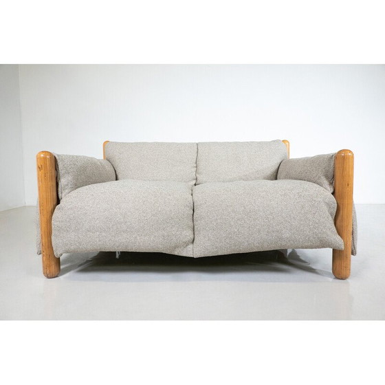 Image 1 of 2-Sitzer-Sofa Gambadilegno von Enzo Mari für Driade, Italien 1974