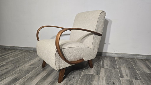 Art Deco Lounge Chair von Jindrich Halabala