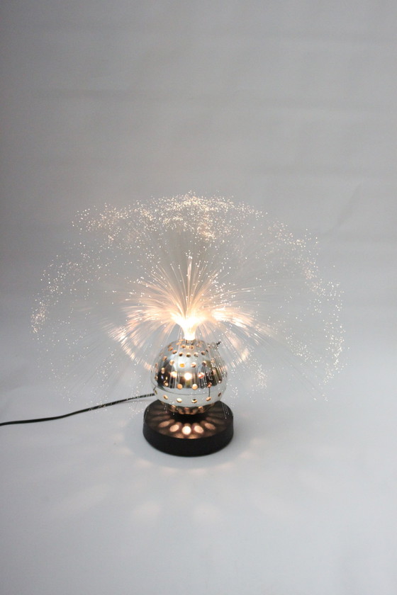 Image 1 of Star Fiber Optic Globe Lampe von Cima International, Deutschland 1960S