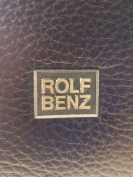 Image 1 of Rolf Benz Ledersofa und Couchtisch